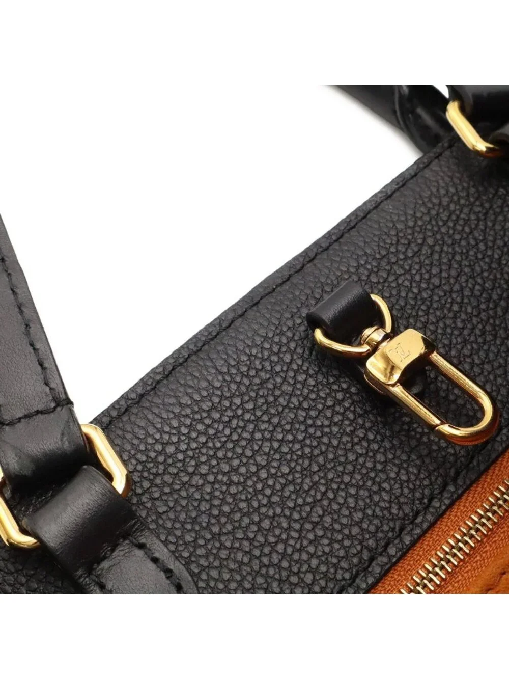 Louis Vuitton Monogram Empreinte on the Go MM Tote 2-Way Shoulder Noir Black